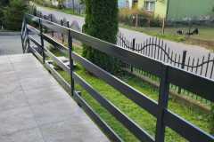 Dragon Ball  Metal Stilvolle  Anthrazit  Balustrade fuer Aussentreppe mit elegantem Design und hoher Funktionalitaet